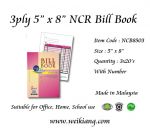 3ply 5" x 8" NCR Bill Book With Number